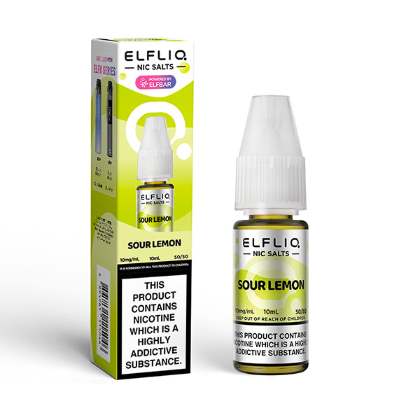 Elf Bar ELFLIQ Sour Lemon Nic Salt Eliquid