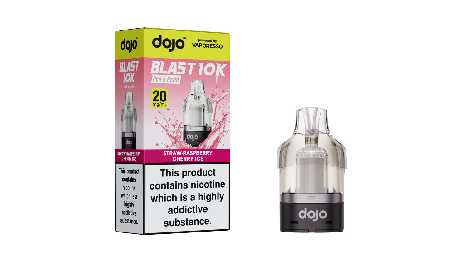 20mg DOJO BLAST 10K  Pod & Refill (Powered by Vaporesso)