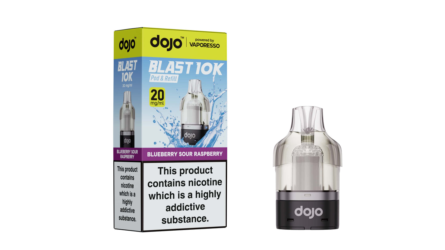 20mg DOJO BLAST 10K  Pod & Refill (Powered by Vaporesso)