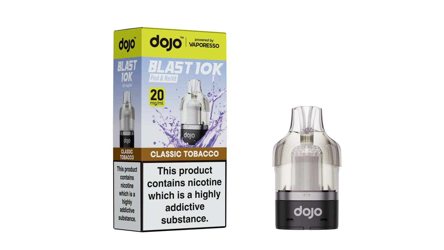 20mg DOJO BLAST 10K  Pod & Refill (Powered by Vaporesso)
