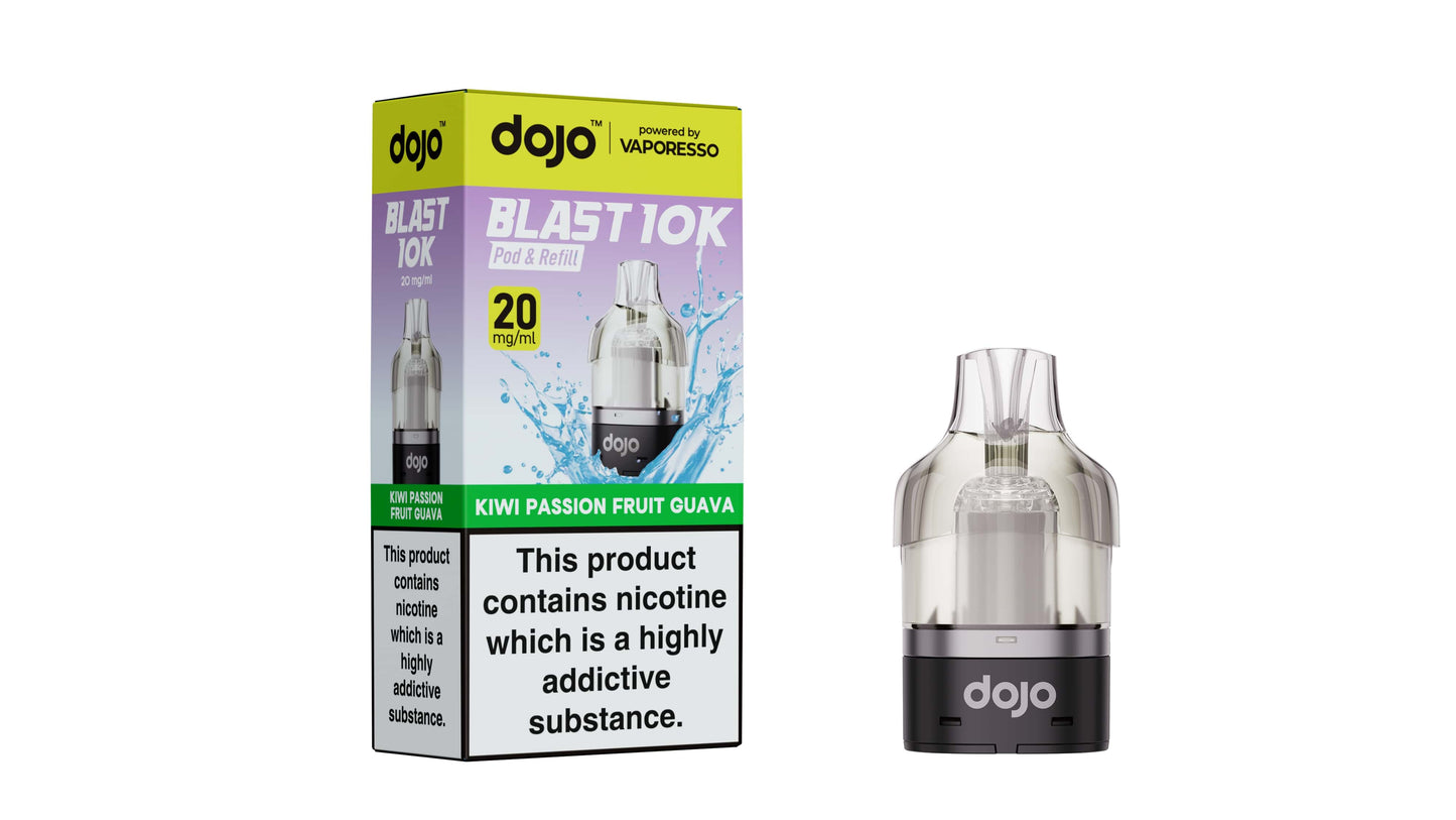 20mg DOJO BLAST 10K  Pod & Refill (Powered by Vaporesso)