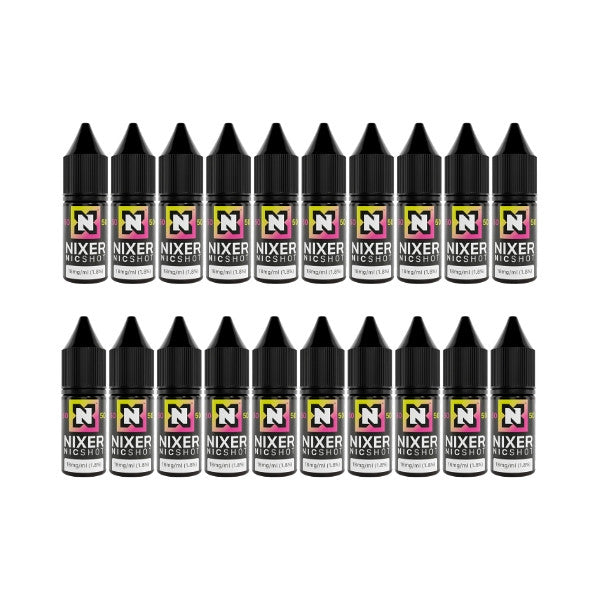 Nixer - Nic Shot - 50/50 Nic Shot - 20 Pack [18MG]