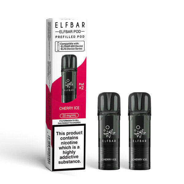 20mg Elf Bar 600 Pre Filled Pod - 2 Pack