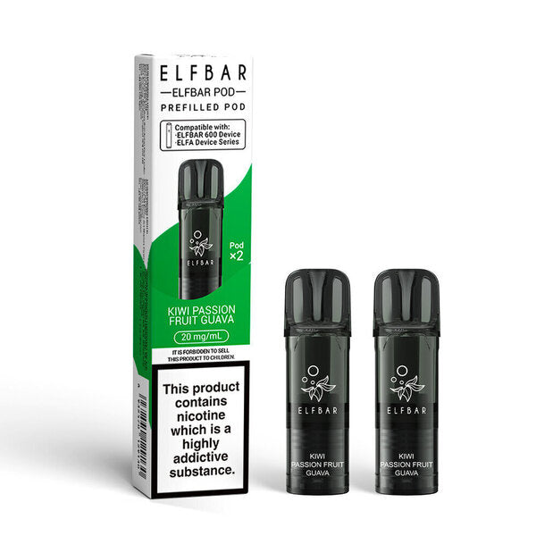 20mg Elf Bar 600 Pre Filled Pod - 2 Pack