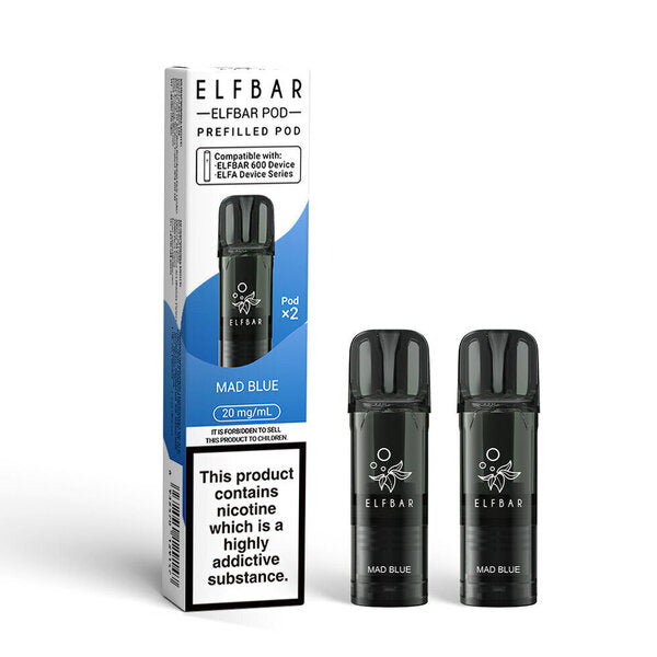 20mg Elf Bar 600 Pre Filled Pod - 2 Pack