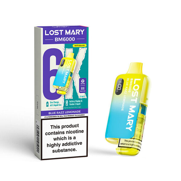 Lost Mary BM6000 Pre Filled Pod Kit [Blueberry Cherry Cranberry 20mg]