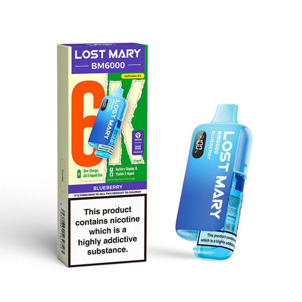 20mg Lost Mary BM6000 Pre Filled Pod Kit