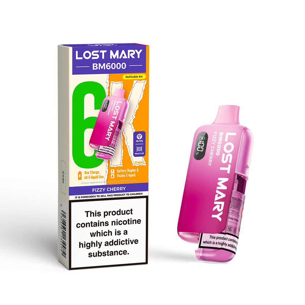 Lost Mary BM6000 Pre Filled Pod Kit [Blueberry Cherry Cranberry 20mg]