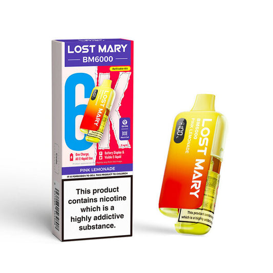 Lost Mary BM6000 Pre Filled Pod Kit [Pink Lemonade 20mg]