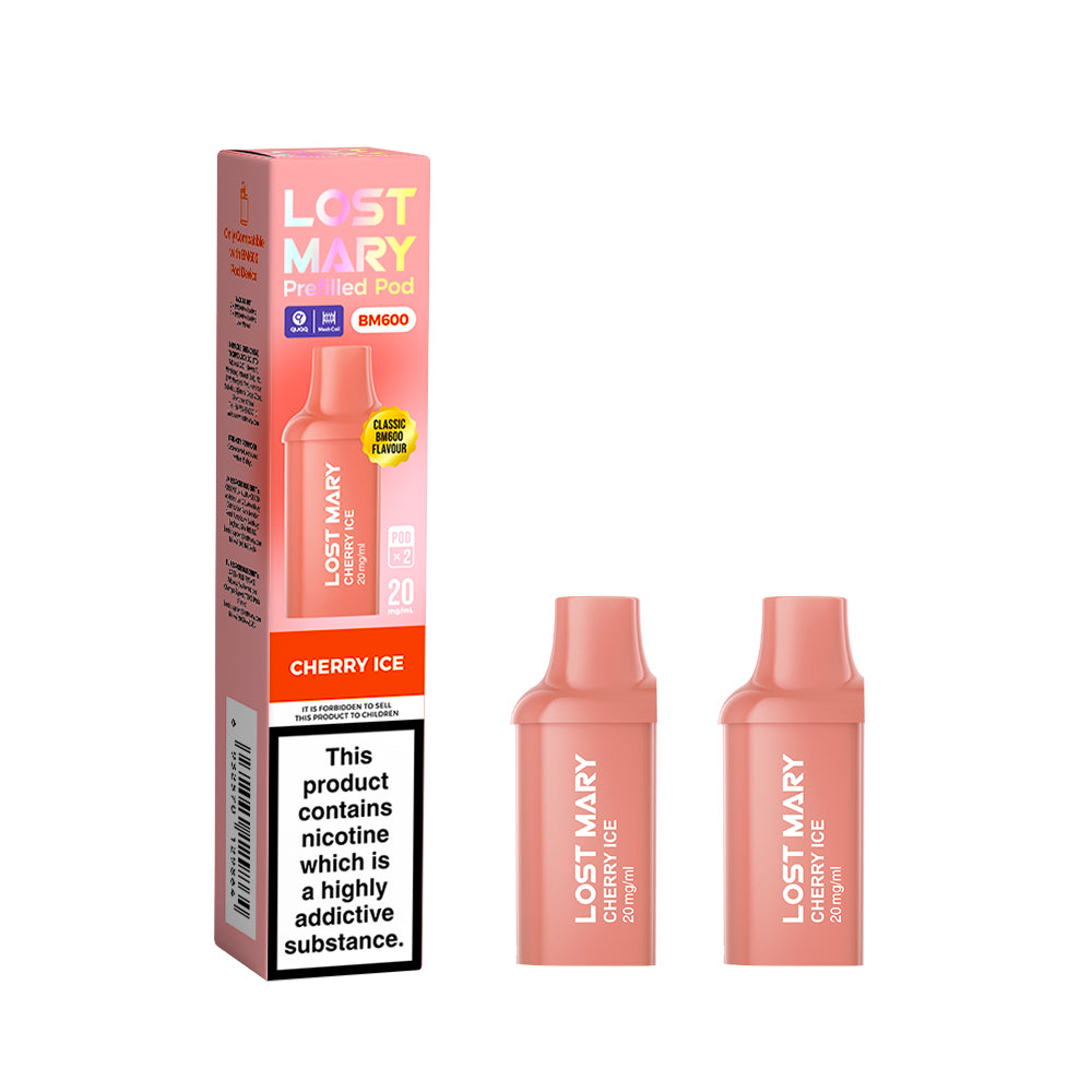 Lost Mary BM600 Pre Filled Pod - 2 Pack [Blueberry 20mg]