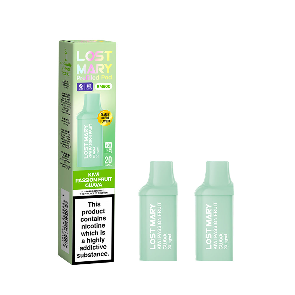 Lost Mary BM600 Pre Filled Pod - 2 Pack [Blueberry 20mg]