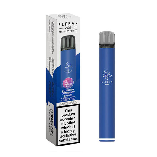 20mg Elf Bar 600 Pre Filled Pod Kit