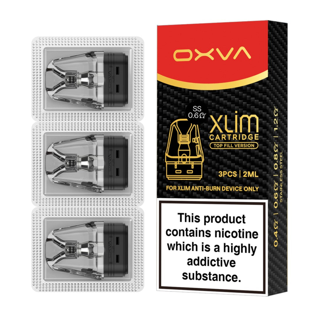 Oxva Xlim Pro 2 DNA Exclusive Stainless Steel Pod - 3 Pack