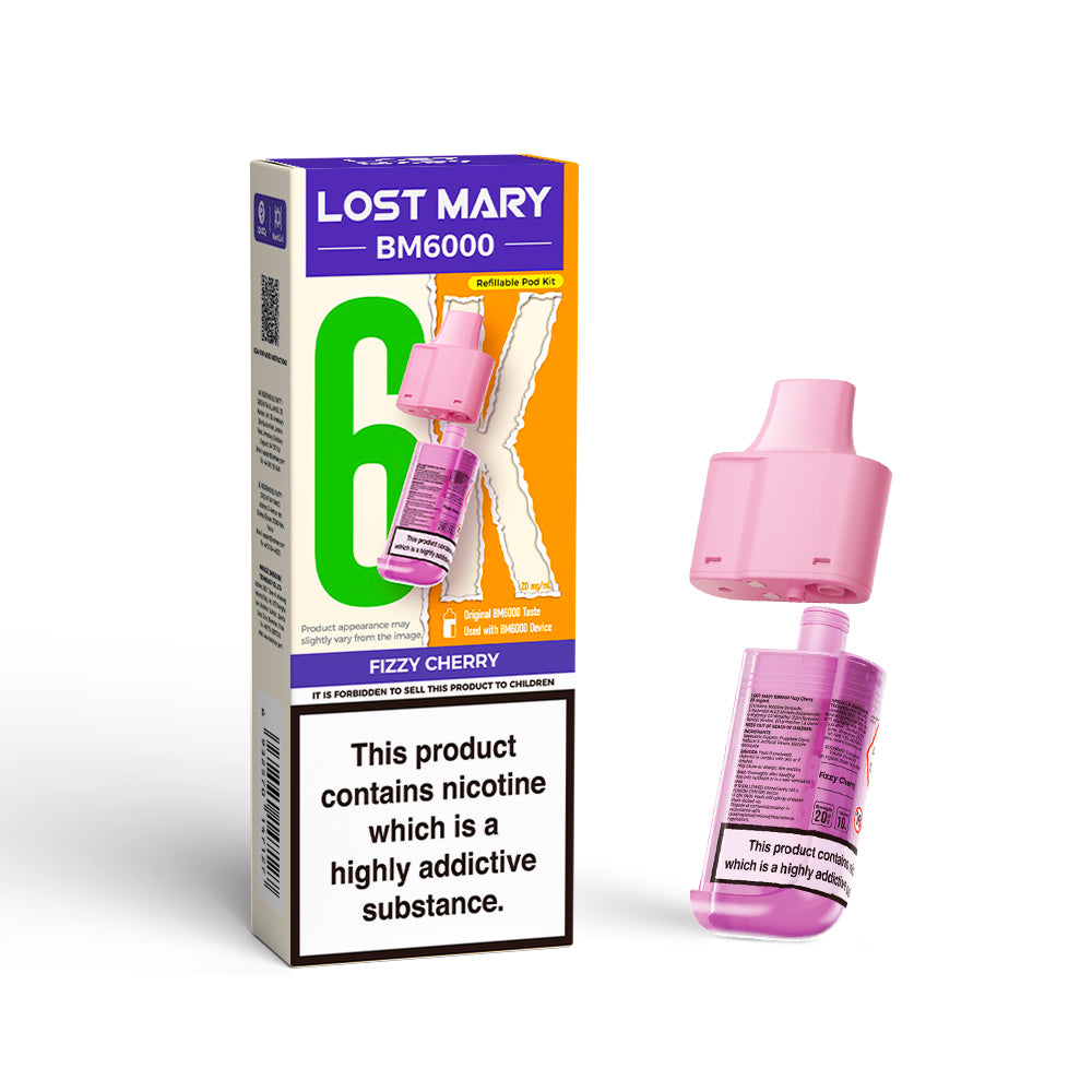 20mg Lost Mary BM6000 Pod & Refill