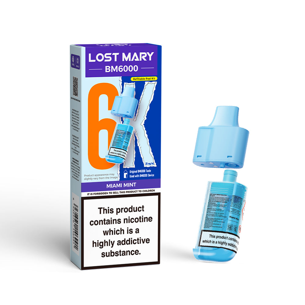 20mg Lost Mary BM6000 Pod & Refill