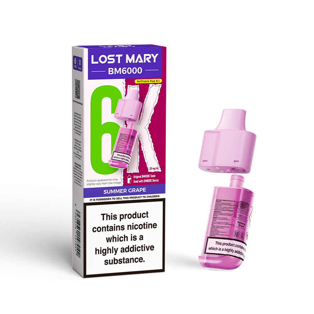 20mg Lost Mary BM6000 Pod & Refill