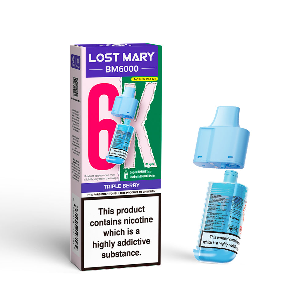 20mg Lost Mary BM6000 Pod & Refill