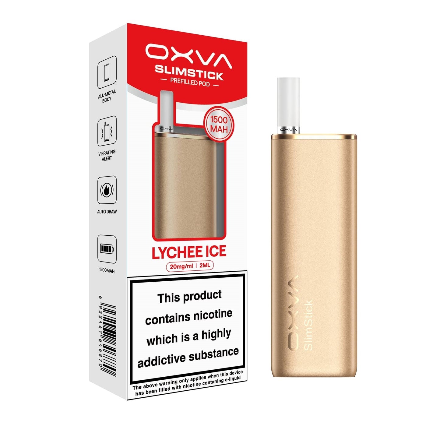 20mg Oxva SlimStick Pre Filled Pod Kit