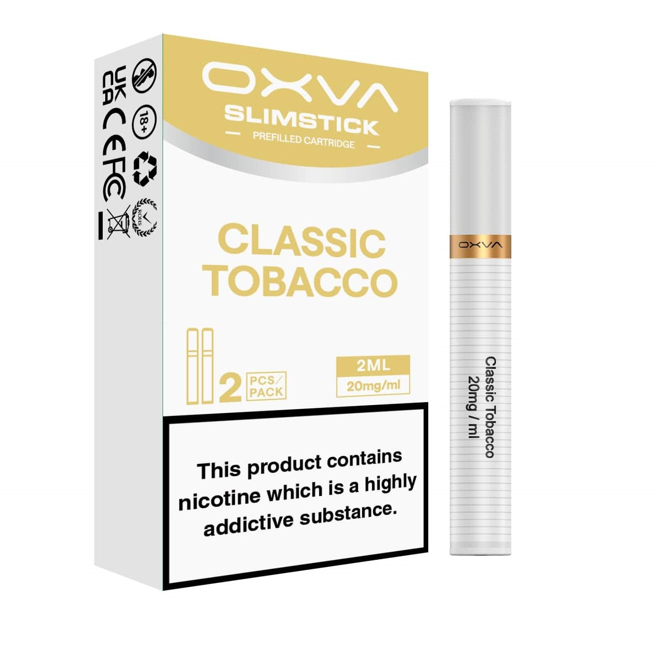 20mg Oxva SlimStick Pre Filled Pods - 3 Pack