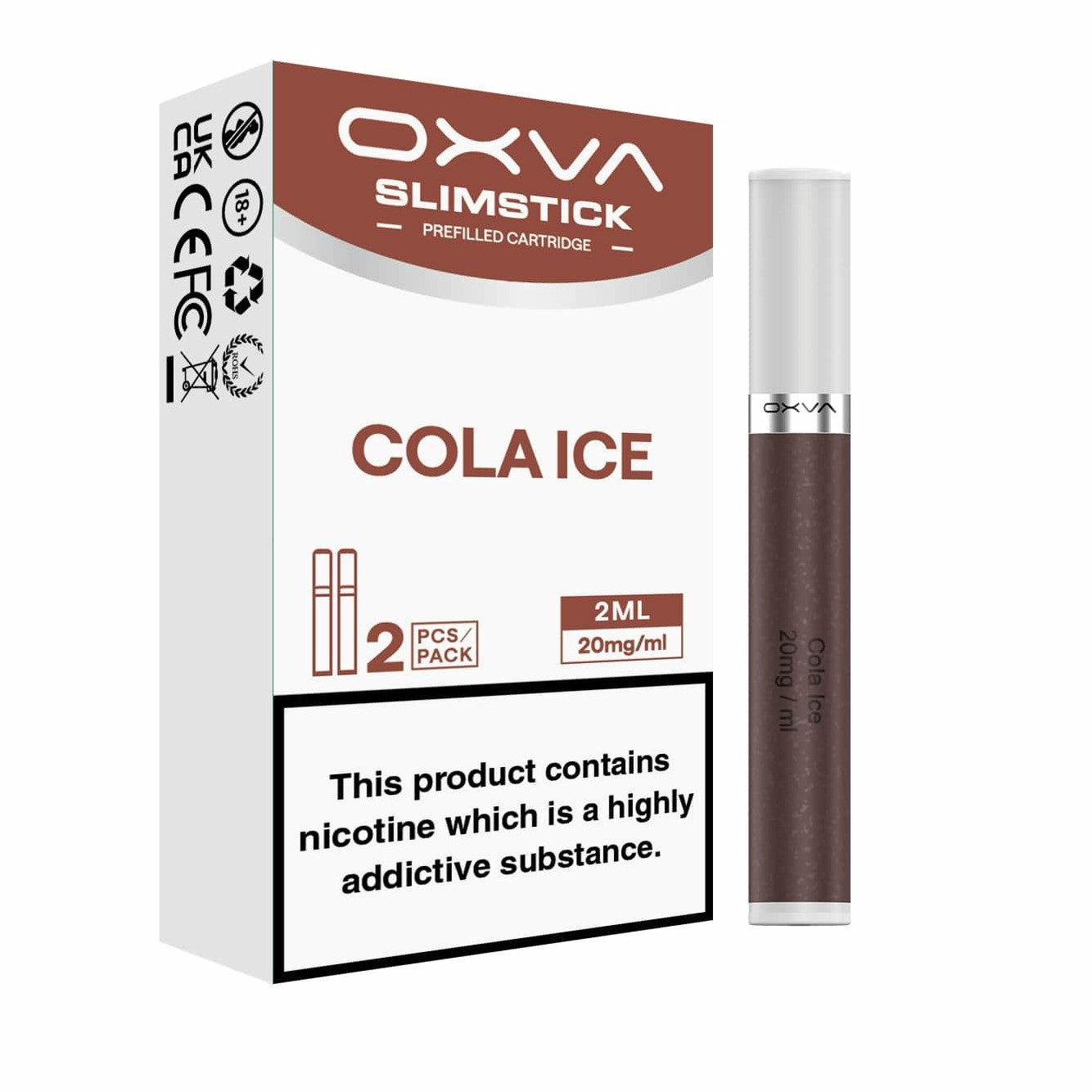 20mg Oxva SlimStick Pre Filled Pods - 3 Pack
