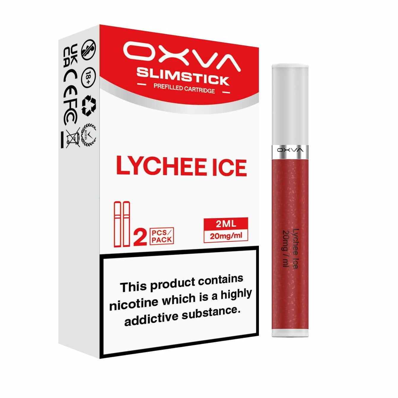 20mg Oxva SlimStick Pre Filled Pods - 3 Pack