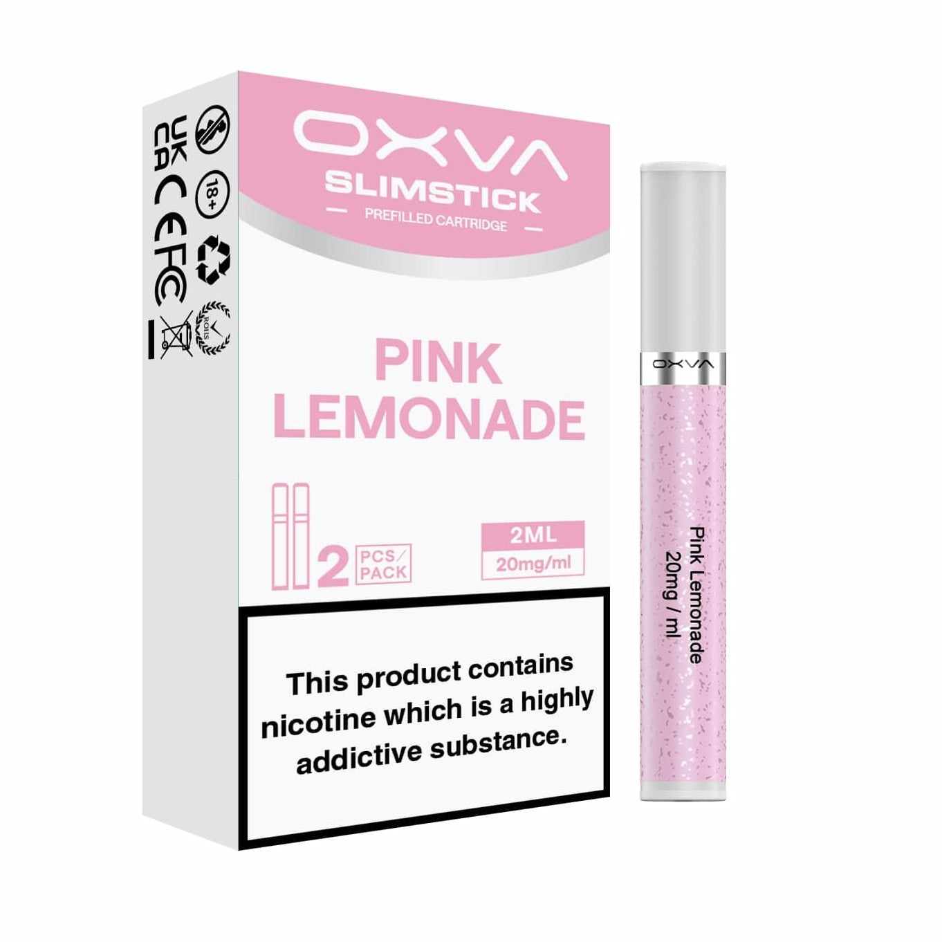 20mg Oxva SlimStick Pre Filled Pods - 3 Pack