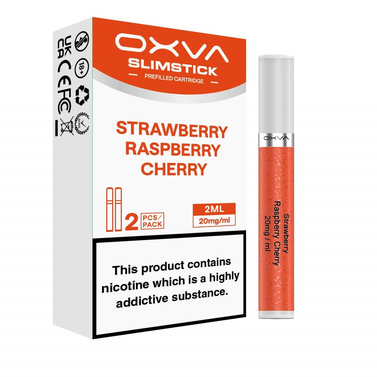 20mg Oxva SlimStick Pre Filled Pods - 3 Pack