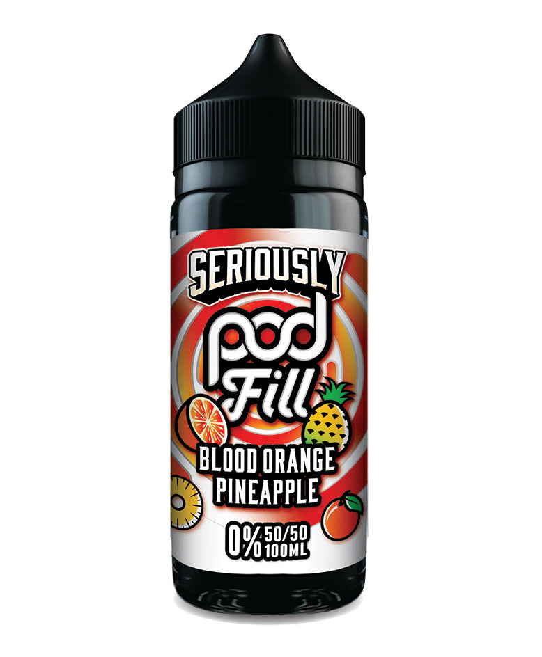 Doozy Vape - Seriously Pod Fill - 100ml [Blood Orange Pineapple]