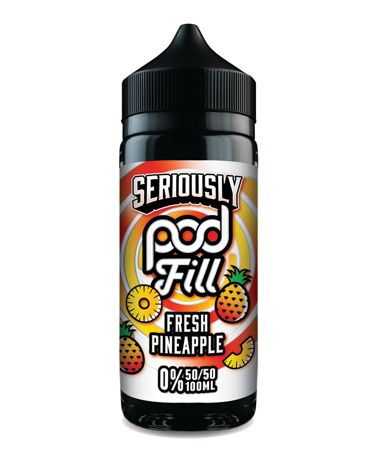 Doozy Vape - Seriously Pod Fill - 100ml - Fresh Pineapple
