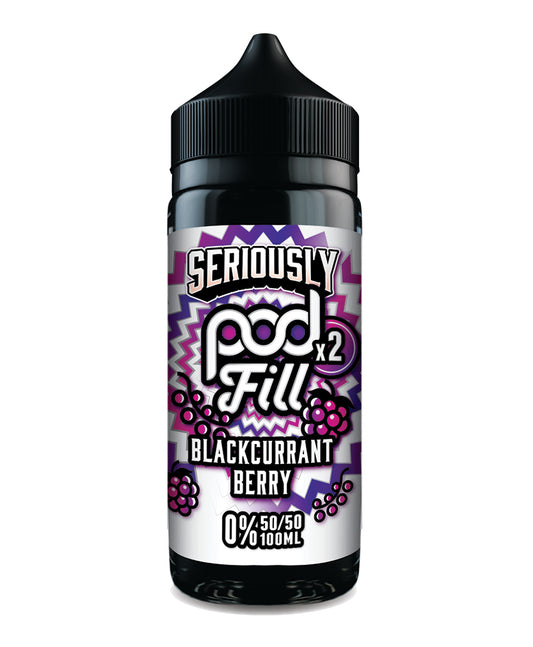 Doozy Vape Seriously Pod Fill 2 Blackcurrant Berry 100ml Eliquid