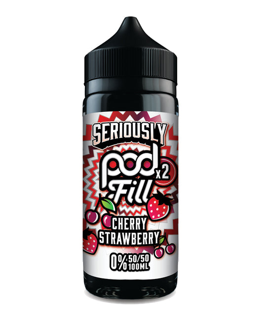 Doozy Vape - Seriously Pod Fill 2 - 100ml [Cherry Strawberry]