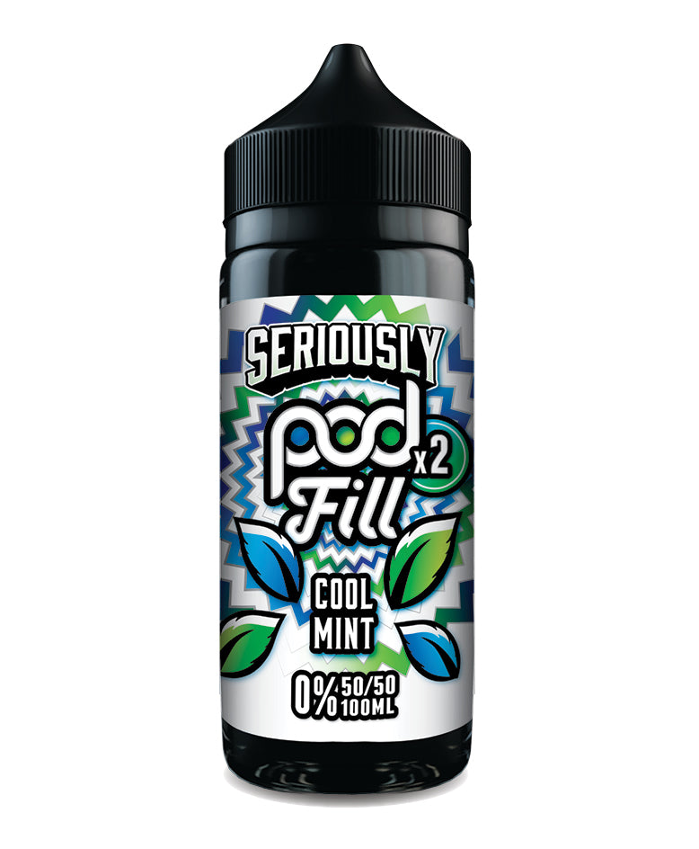 Doozy Vape Seriously Pod Fill 2 Cool Mint 100ml