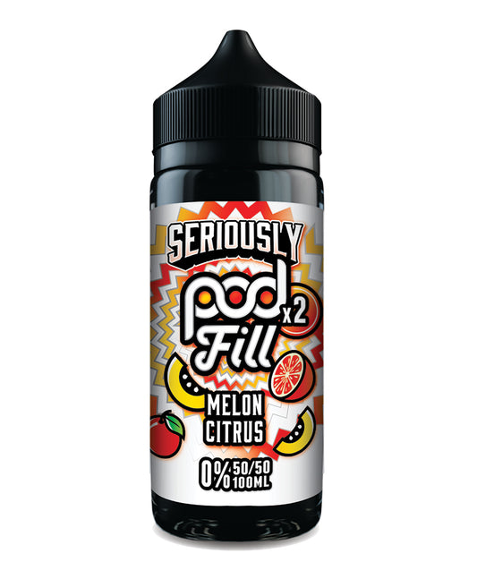 Doozy Vape Seriously Pod Fill 2 Melon Citrus 100ml Eliquid