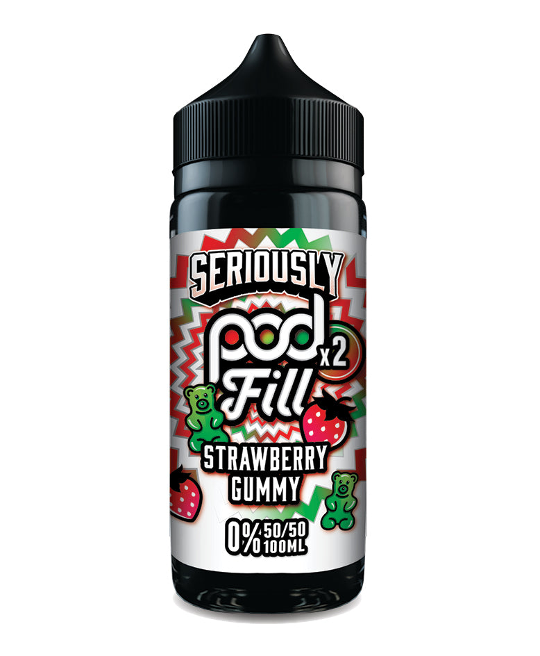 Doozy Vape - Seriously Pod Fill 2 - 100ml [Strawberry Gummy]