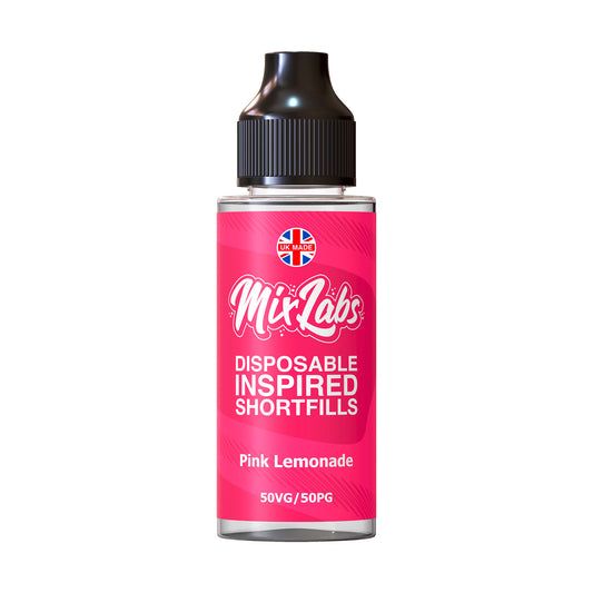 Mix Labs Pink Lemonade 100ml Shortfill Eliquid