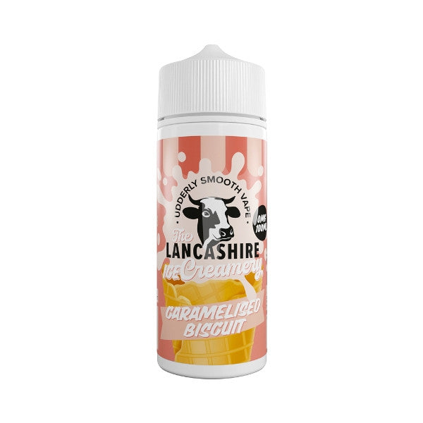 The Lancashire Ice Creamery Caramelised Biscuit 100ml Eliquid