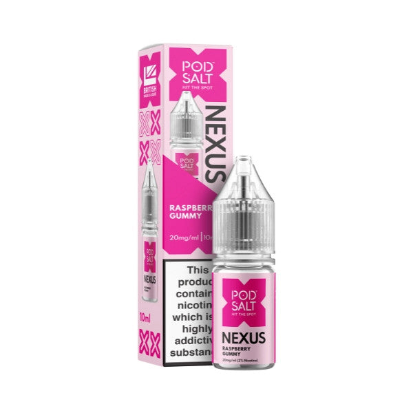 Pod Salt Nexus - Nic Salt - Raspberry Gummy [10MG]