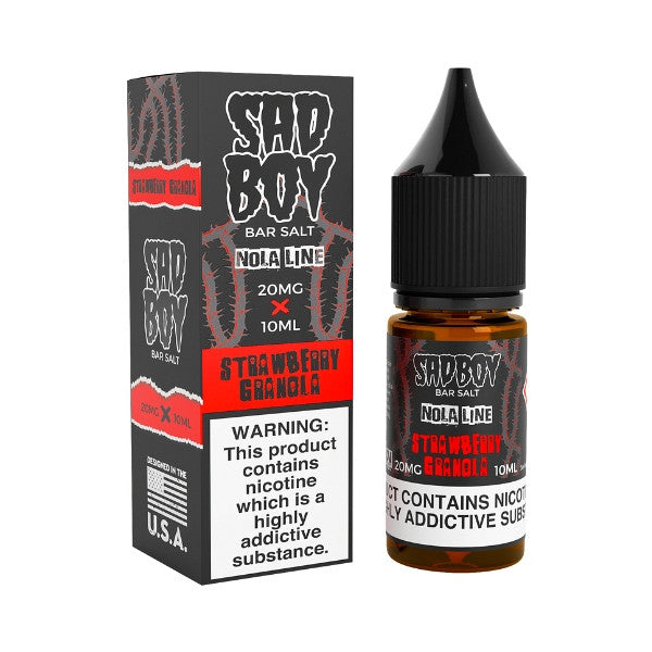 Sadboy V2 - Nic Salt - Strawberry Granola