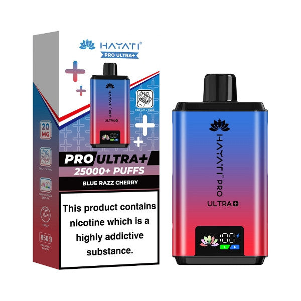 Hayati Pro Ultra+ 25000 - Pod Kit Blue Razz Cherry]