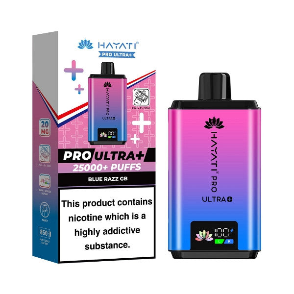 Hayati Pro Ultra+ 25000 - Pod Kit Blue Razz GB]