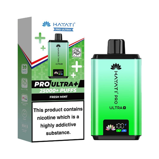 Hayati Pro Ultra+ 25000 - Pod Kit Fresh Mint]