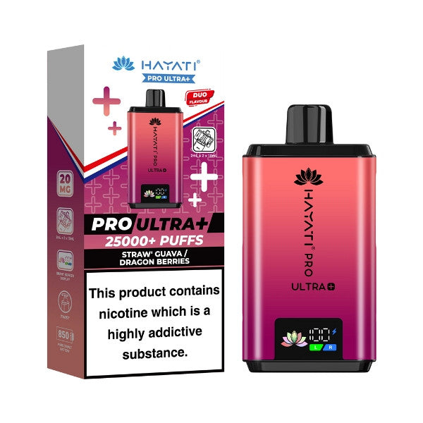 Hayati Pro Ultra+ 25000 - Pod Kit Straw' Guava / Dragon Berries