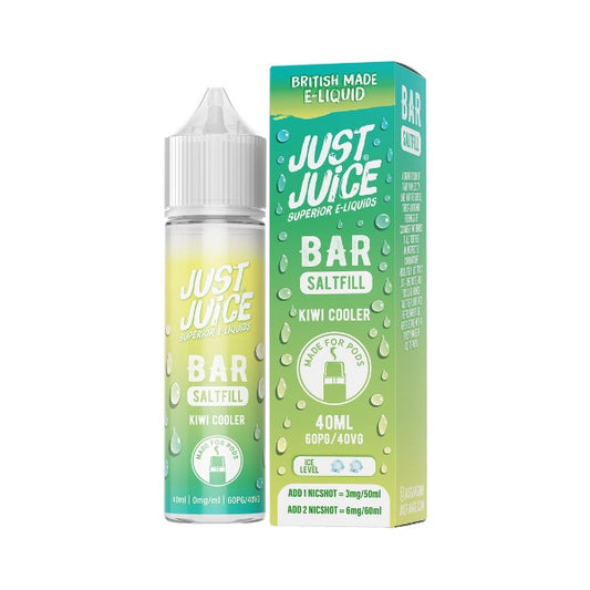Just Juice Bar - 40ml - Kiwi Cooler - Saltfill [0MG]