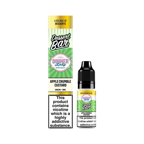 Dinner Lady Dessert Bar - Nic Salt - Apple Crumble Custard [5MG]