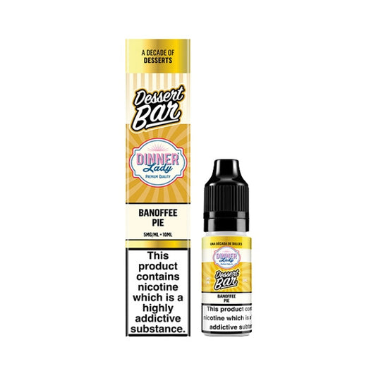 Dinner Lady Dessert Bar - Nic Salt - Banoffee Pie [5MG]
