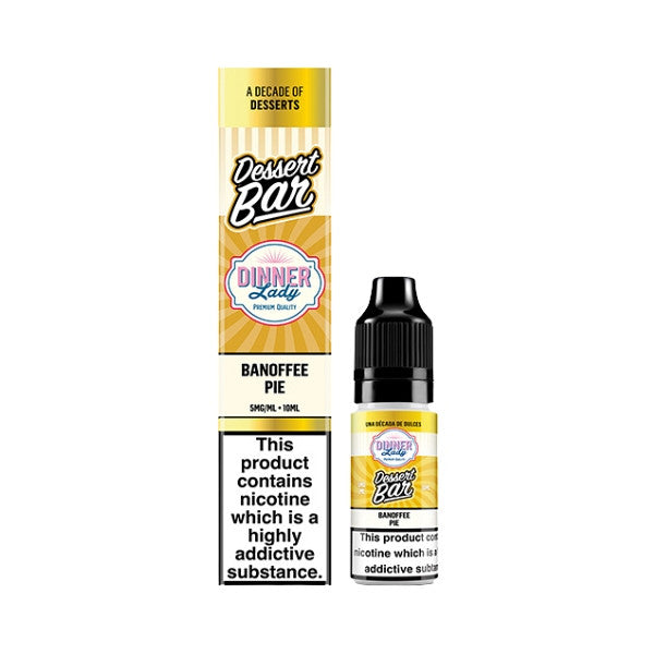 Dinner Lady Dessert Bar - Nic Salt - Banoffee Pie [5MG]