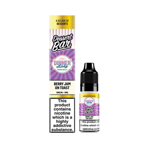 Dinner Lady Dessert Bar - Nic Salt - Berry Jam on Toast [5MG]