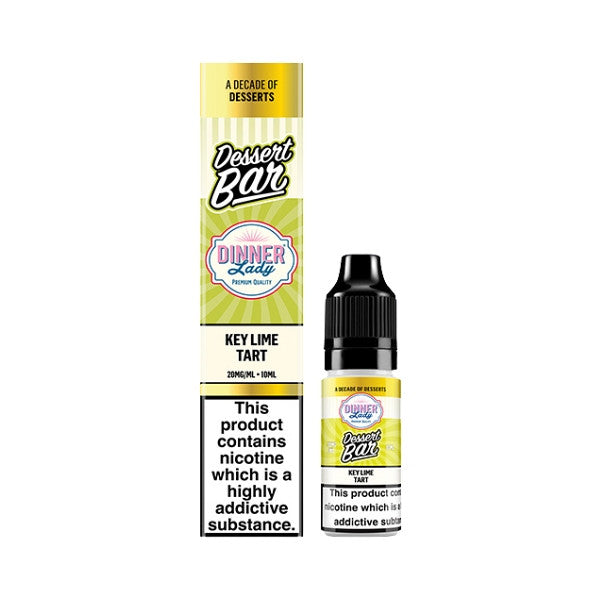 Dinner Lady Dessert Bar - Nic Salt - Key Lime Tart [5MG]