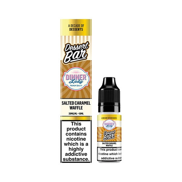 Dinner Lady Dessert Bar - Nic Salt - Salted Caramel Waffle [5MG]