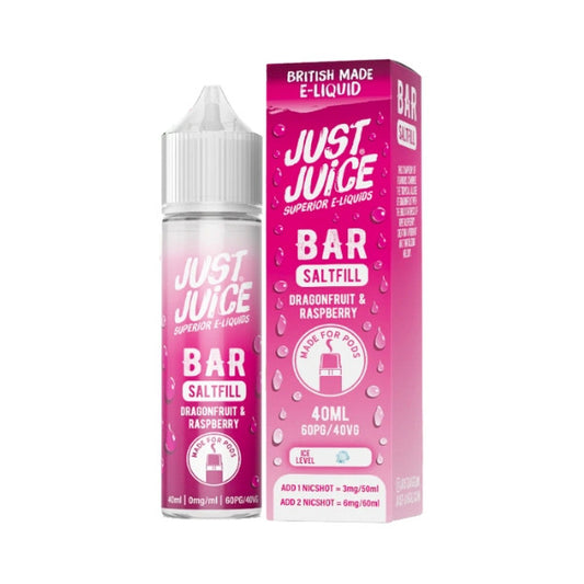 Just Juice Bar - 40ml - Dragonfruit & Raspberry - Saltfill [0MG]
